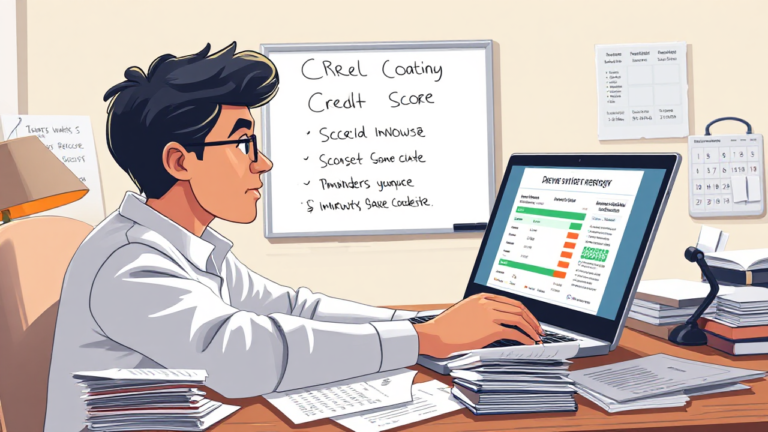 Imagen que ilustra cómo mejorar el score de crédito para obtener un préstamo personal.