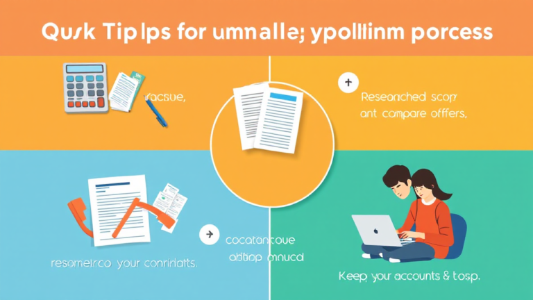 Consejos rápidos para facilitar la solicitud de un préstamo.