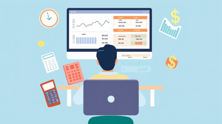 Simulación de préstamo que ayuda a entender condiciones y costos antes de contratar.