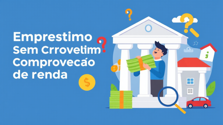 Imagen representativa de un empréstimo sin comprobación de renda, destacando la facilidad de acceso a financiamiento.