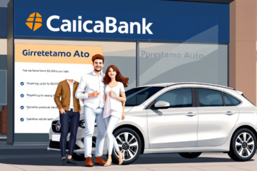 Imagen de un automóvil representando el Préstamo Vehicular de CaixaBank