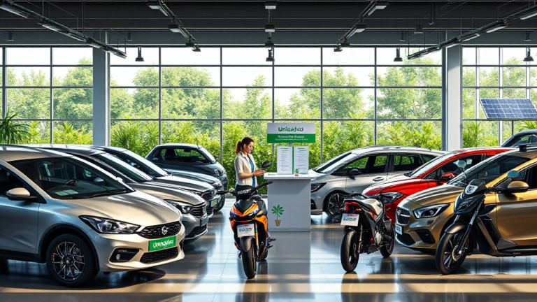Imagen de un coche nuevo financiado por Unicaja Banco