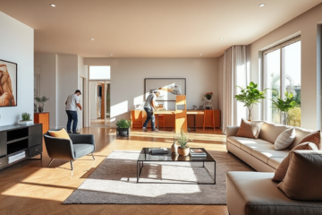 Imagen de un hogar en reforma financiado por Banco Sabadell