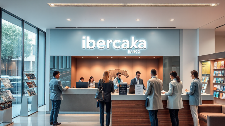 Servicios financieros de Ibercaja Banco en atención al cliente.