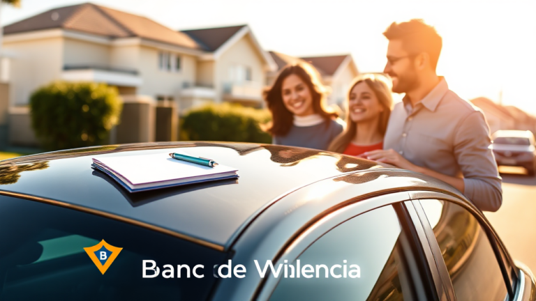 Préstamo Vehicular de Banco de Valencia para adquirir tu coche.
