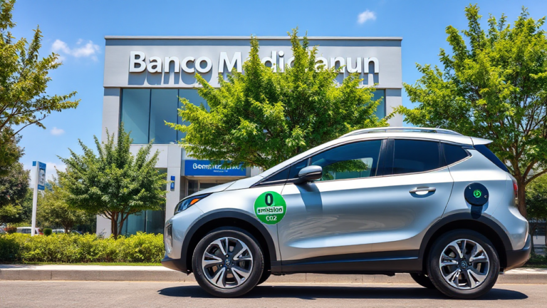 Préstamo Vehicular Banco Mediolanum para adquirir vehículos eléctricos e híbridos.