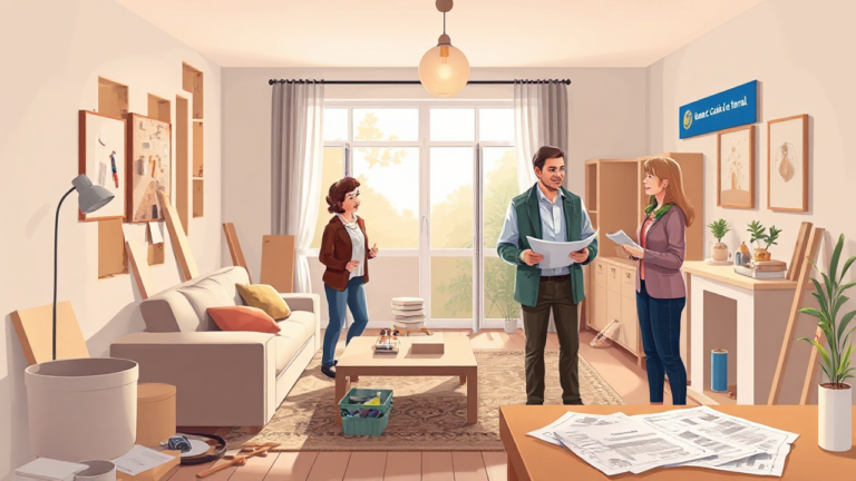 Imagen de un hogar en proceso de reforma con préstamos de La Caja Rural de Teruel.