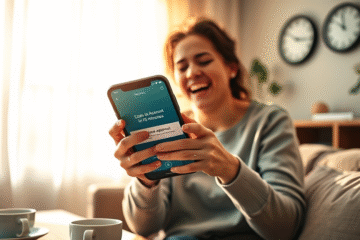 Imagen que ilustra el acceso rápido a dinero en cuenta mediante un préstamo personal.