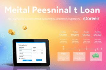 Imagen de un préstamo personal digital sin burocracia y firma electrónica.