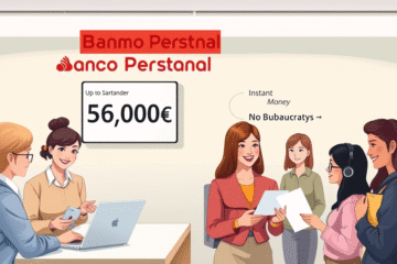 Imagen relacionada con el Préstamo Personal Banco Santander, ideal para quienes necesitan dinero inmediato y sin complicaciones.